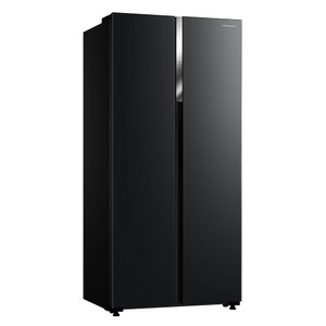 American Style 460 Litre Double Door Fridge Freezer - Black