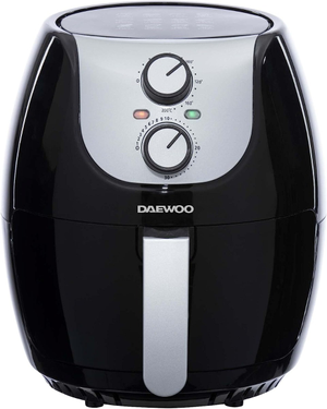 Daewoo SDA1861 Air Fryer Healthy Cooking with Auto Shut Off Fryer 4L 1400w Black