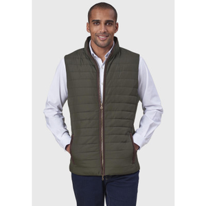Tampa Olive Quilted Puffer Gilet