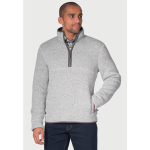 Morris Winter White Half Zip Fleece