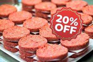 Bison / Beef Patties - 30 patties (11.25lbs)