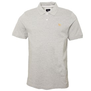 Crew Clothing Mens Melbury Solid Polo Shirt Grey Marl