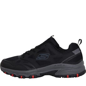 SKECHERS Mens Hillcrest Vast Adventure Trail Walking Shoes Black/Charcoal