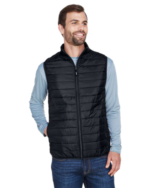 Core 365 Embroidered Men's Prevail Packable Puffer Vest