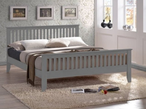 Time Living Turin 3' Single White Wooden Bed