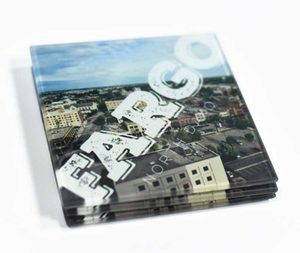 Full Color Personalized Glass Coasters