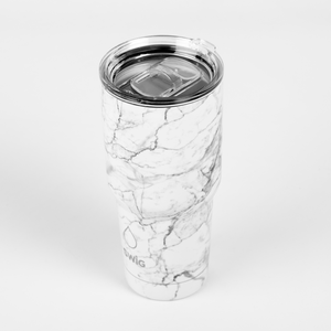 SWIG Tumbler New White Marble 590mL