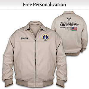 U.S. Air Force Armed Forces Personalized Men's Jacket - XXL