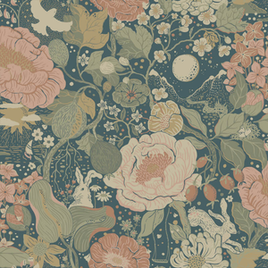 Galerie Sommarang 2 Växa Dark Blue/Green Wallpaper - S63013
