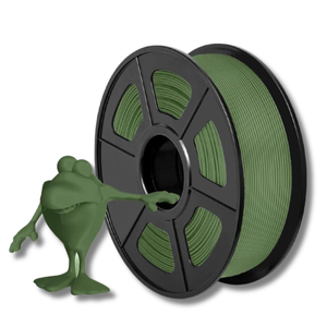 1 x Matte PLA 3D Filament 1.75mm Olive Green - 1KG