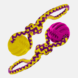 Tuffs Neon Brights Chase & Treat Ball Toy