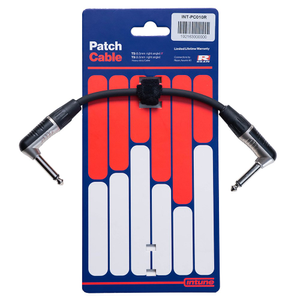 Intune Patch Cable 10cm 6.5mm TS(m) Right Angle to same