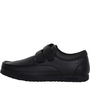 Deakins Mens Nero Velcro Shoes Black