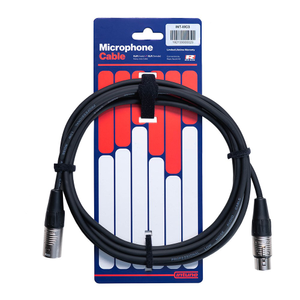 Intune Microphone Cable 3m XLR(m) to XLR(f) REAN Connectors