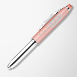 Engraved Mineral Light-Up Ace Stylus Pen