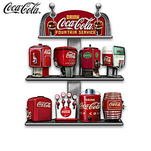COCA-COLA Soda Fountain Memories Sculpture Collection