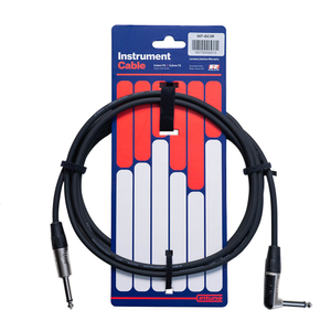 Intune Instrument Cable 3m 6.5mm TS(m) to 6.5mm TS(m) Right Angle REAN Connectors