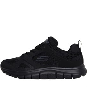 SKECHERS Mens Track Syntac Trainers Black