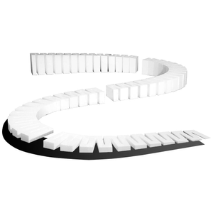 Woodland Scenics ST1411 4 percent x 2' Incline/Decline Set 0-4" in 8' (x4/Set)