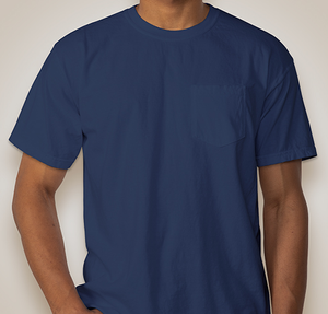 Comfort Colors 100% Cotton Pocket T-shirt - Midnight