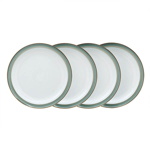 Denby Regency Green 4 Piece Dinner Plate Set