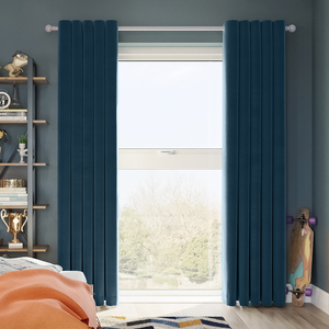 Ultra Luxe Velvet, Deep Blue - Made to Measure Curtains