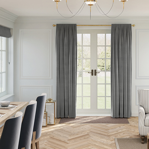 Ultra Luxe Velvet, Dark Grey - Made to Measure Curtains