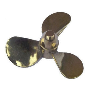 45mm M4 3 Blade Brass Propeller RH