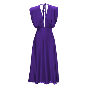Purple Midi Dress (L)