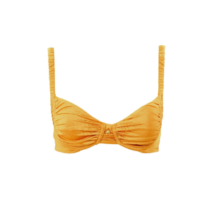 Ariel Underwire Bikini Top In Sunset Yellow (M)