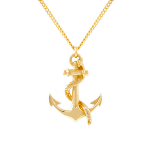 Anchor Necklace - Gold