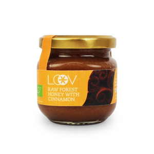 Organic Raw Forest Honey with Cinnamon (Loov) 150g