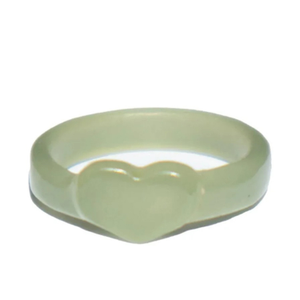 Heart Jade Ring (P 1/2 (UK))
