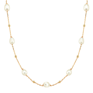 Aphrodite Pearl Necklace (17.75")