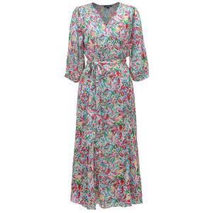 Liberty Print Wrap Dress (M)