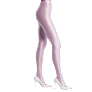 Satin Finish Tights - Lilac (M/L)