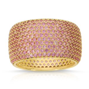 Billionaire Ring- Pink (L 1/2 (UK))