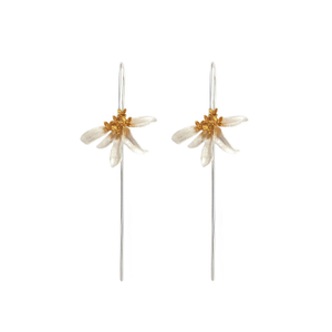 Sweet Olive Drop Gold Earrings