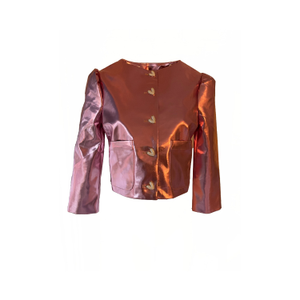 The Mini Pink Metallic Jacket (XS)