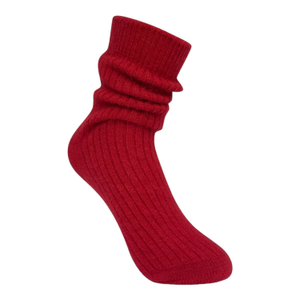 Cashmere Cloud Sock - Wine Red (one size)