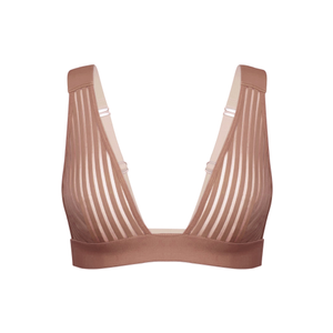 Vertigo V Neck Bralette Mushroom (M)