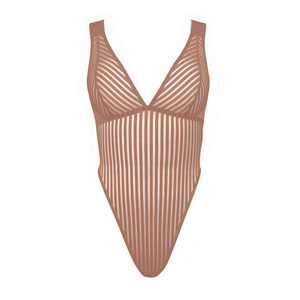 Vertigo X Back Bodysuit Mushroom (S)