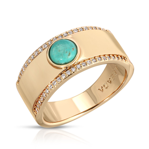 Fortuna Cigar Ring - Turquoise (P 1/2 (UK))