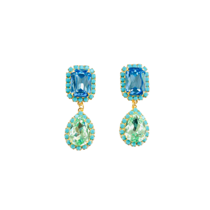 Jewel Drop In Blue And Green (one size)