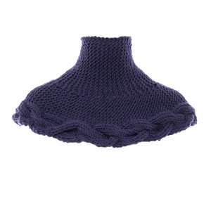 Plum Merino Wool Turtleneck In Purple