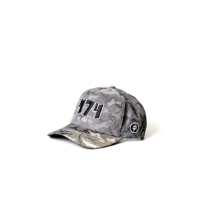 474 Camo Embroidered Baseball Hat - Grey