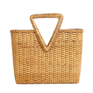 Paros Basket Bag with Triangle Handles