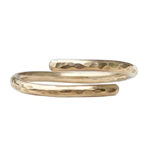 Adjustable Hammered Gold Filled Ring (XXL)