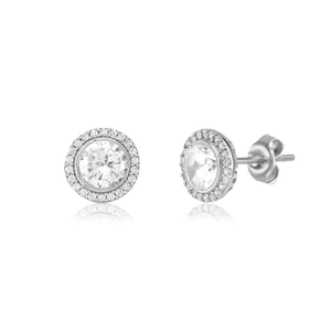 Minimal Stud Gold Earring - Silver (one size)