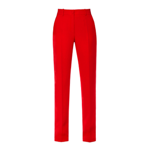 Lesly Fiery Red Tailored Suit Trousers (XXS)